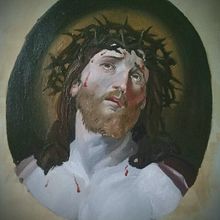 Ecce Hommo -reproducere Guido Reni/Ecce Hommo-Guido Reni's reproduction. Oil Painting, and Painting project by Andrei Cristian - 04.25.2019