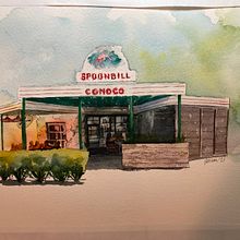My project in Architectural Sketching with Watercolor and Ink course. Sketching, Drawing, Watercolor Painting, Architectural Illustration, Sketchbook & Ink Illustration project by allison_vidrine - 08.26.2021