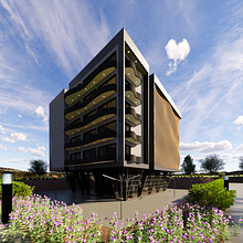 Daniel Herrera_Mi Proyecto del curso: Modelado de edificios paramétricos con Revit. Un projet de 3D, Architecture, Architecture d'intérieur, Modélisation 3D, Architecture numérique , et ArchVIZ de Daniel Herrera Pola - 28.08.2021
