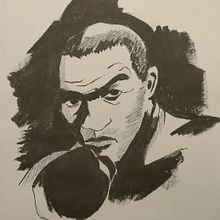 should be Mike Tyson :)) . Traditional illustration, Fine Arts, Painting, Comic & Ink Illustration project by Walid Saber - 08.28.2021