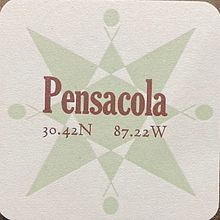 Pensacoaster. Un proyecto de Diseño, Ilustración tradicional, Tipografía y Estampación de Clinton Davis - 28.08.2021