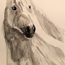 Tone on Tone horse Ein Projekt aus dem Bereich Bildende Künste von Mary Lou Fisher - 28.08.2021
