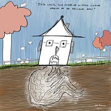 Casita con ansiedad al futuro incierto de nuestro país  . Un proyecto de Ilustración tradicional de mafebenavidesodar01 - 28.08.2021
