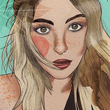 Mi Proyecto del curso: Retrato ilustrado con Procreate. Traditional illustration, Vector Illustration, Digital Illustration, and Portrait Drawing project by Mario Liceaga - 08.29.2021