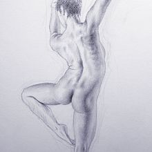 Mi Proyecto del curso: Dibujo de la figura humana en movimiento. Fine Arts, Sketching, Pencil Drawing, Drawing, and Realistic Drawing project by Francisco Alcalá Chacón - 08.29.2021