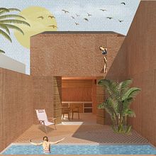 Mi Proyecto del curso: Representación gráfica de proyectos arquitectónicos Ein Projekt aus dem Bereich Architektur, Grafikdesign, Innenarchitektur, Innendesign, L, schaftsbau, Collage, Digitale Architektur und Architektonische Illustration von Maria Cecilia Orozco Barbaglia - 28.08.2021