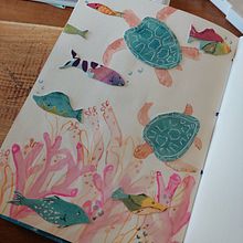 Mi Proyecto del curso: Ilustración de universos marinos en acuarela. Un proyecto de Ilustración tradicional, Pintura, Pintura a la acuarela e Ilustración naturalista				 de Ana Bondioli - 29.08.2021