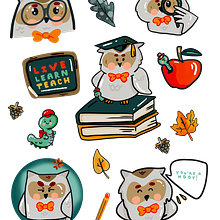 My project in Kawaii Illustration: Create Charming Characters course. Traditional illustration, Character Design, and Manga project by Rene du Plessis - 08.29.2021