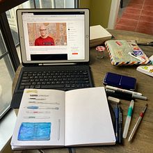 My project in The Art of Sketching: Transform Your Doodles into Art course. Een project van Traditionele illustratie, Tekening met potlood,  Tekening y Sketchbook van Cathy Hutchison - 29.08.2021