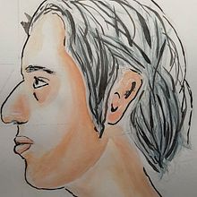 Mi Proyecto del curso: Cuaderno de retratos en acuarela. Painting, Watercolor Painting, Portrait Drawing, and Sketchbook project by Juan Manuel Valencia Córdoba - 08.29.2021