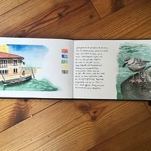 Mein Kursprojekt: Aquarellreiseheft. Traditional illustration, Watercolor Painting, Architectural Illustration, and Sketchbook project by Sarah - 08.30.2021