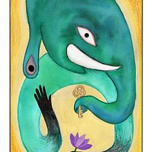 My project in Acrylic Illustration: Create a Magical Universe  course. Traditional illustration, Painting, Creativit, Acr, and lic Painting project by Carys Fletcher - 08.30.2021