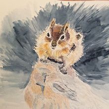 My project in Expressive Animal Portraits in Watercolor course. Traditional illustration, Watercolor Painting, Realistic Drawing, and Naturalistic Illustration project by Carol Gordon - 08.30.2021