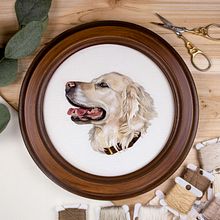 Embroidered pets. Embroider project by Michelle Staub ⋆ StitchingSabbatical - 08.30.2021