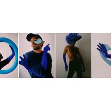 Meu projeto do curso: Fotografia de estúdio colorida para Instagram - BLUE . Photograph, Art Direction, Mobile Photograph, Instagram, Instagram Photograph, Lifest, and le Photograph project by Felipe Rufino - 08.31.2021