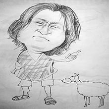 CARICATURAS EN B y N. Un proyecto de Ilustración tradicional y Dibujo a lápiz de LUISA VILLALBA - 31.08.2021