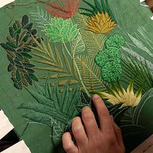 Broderies végétales. Embroider, Decoration, Arts, and Crafts project by Zélia Smith - 08.31.2021