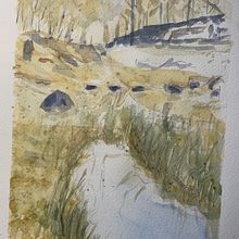 Mi Proyecto del curso: Paisajes naturales en acuarela. Un proyecto de Bellas Artes, Pintura y Pintura a la acuarela de Paloma Moro de la fuente - 31.08.2021