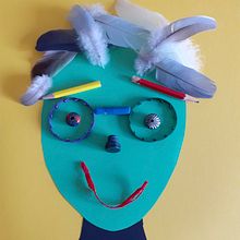 Mein Kursprojekt Hanoch Piven: self-portrait . Ilustrasi tradisional, Dan Kolase proyek oleh Susana - 08.31.2021