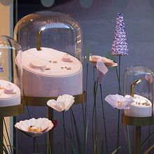 Pandora Flower Meadow Window Display. Paper Craft, and Design project by Sarah Louise Matthews - 08.31.2021