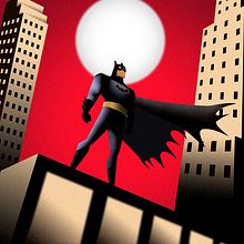 batman Art Deco Style for Digital Illustration course. Un proyecto de Ilustración tradicional, Bellas Artes, Diseño de carteles e Ilustración digital de Ruben Mejia - 31.08.2021
