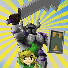 Toon Link. Traditional illustration project by Francisco Javier García Rivero - 08.31.2021