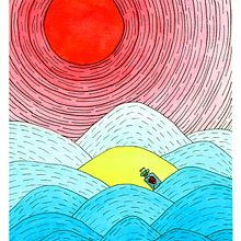 Que chegue! (2021). Un progetto di Illustrazione tradizionale e Pittura ad acquerello di Ana Carolina Diniz - 28.08.2021