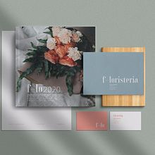 f-loristeria  | Imagen corporativa. Design, Advertising, Design Management, Accessor, Design, Graphic Design, Br, ing, Identit, Logo Design, Editorial Design, Floral, and Plant Design project by Dèlia Martinez - 09.01.2021