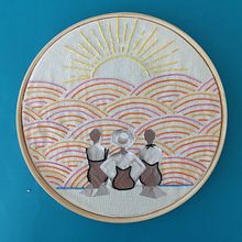 Meu projeto do curso: Teoria da cor para projetos têxteis. Un proyecto de Diseño de moda, Bordado y Teoría del color de Letícia Dias Loiola Peres - 01.09.2021