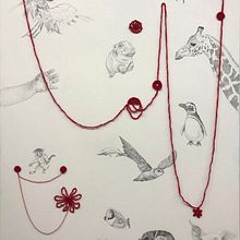 BLOOD + LINES. Fine Arts project by Steph Han - 09.01.2021