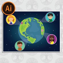 Vector Illustrations. Traditional illustration, Design, and Editorial Design project by Mihai Gruianu - 09.02.2021