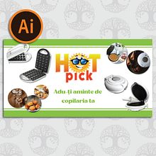 Hot Pick - Project. Design, Traditional illustration, Advertising, and Graphic Design project by Mihai Gruianu - 09.02.2021