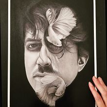 filho. Projekt z dziedziny Trad, c, jna ilustracja,  Sztuki piękne, Sketching, R, sunek ołówkiem,  R, sunek, Portret, R, sunek realist, czn,  R, sunek art, st, czn, R i sunek anatomiczn użytkownika deniseteixeira00 - 01.09.2021