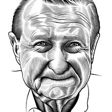 Portrait of Grandfather. Traditional illustration, Vector Illustration, and Portrait Drawing project by Matt Curtis - 12.02.2020