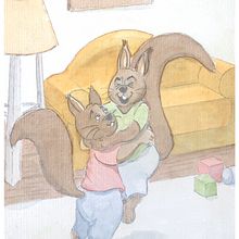 Mein Kursprojekt: Tierfiguren in Aquarell für Kinderbücher. Traditional illustration, Fine Arts, Painting, Drawing, Watercolor Painting, Children's Illustration, and Narrative project by Tina Trapp - 09.29.2021