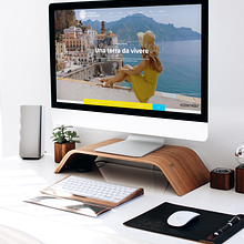  Authentic Amalfi Coast. Un progetto di UX / UI, Design, Design digitale, Web design, Graphic design e Direzione artistica di Francesco Calarco - 27.01.2021