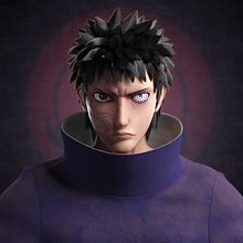 Obito Uchiha (うちはオビト). Un proyecto de 3D, Animación 3D, Modelado 3D, Diseño de personajes 3D y Rigging de Maite Gómez García - 03.09.2021