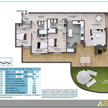 Planos Comerciales - Residencial Avenida del Mar de Ciudad Real. 3D Modeling, 3D Design, Architecture, Photograph, and Post-production project by Francisco Javier Avileo Laguna - 05.05.2018