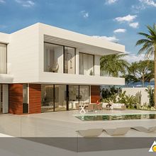 Renders Vivienda unifamiliar aislada en Córdoba. 3D Modeling, 3D Design, Architecture & Interior Design project by Francisco Javier Avileo Laguna - 04.16.2021