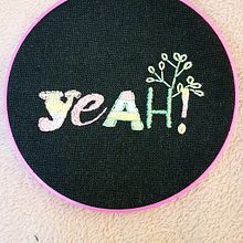 Meu projeto do curso: Letras bordadas: a linha como ferramenta gráfica. Embroider project by lilia_4 - 09.03.2021