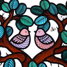 Tree of Life - Stained Glass Window for a Private Home. Un progetto di Interior Design di Flora Jamieson - 03.09.2021