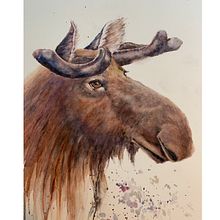 My project in Expressive Animal Portraits in Watercolor course. Traditional illustration, Watercolor Painting, Realistic Drawing, Naturalistic Illustration, and Fine Arts project by Lorna Garrison - 09.02.2021
