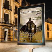 Cartel Feria Medievali Ein Projekt aus dem Bereich Traditionelle Illustration, Design, Werbung, Fotografie, Br, ing und Identität, Grafikdesign, T und pografie von Ana Gallego - 20.08.2021