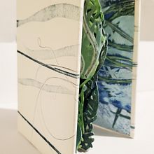 Seagrass Meadow (Artist's Book). Un progetto di Rilegatura, Collage, Papercraft e Stampa di Jen Huebert - 03.09.2021