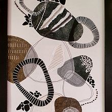 My project in Experimental Embroidery Techniques on Paper course. Un proyecto de Bellas Artes, Collage y Bordado de suep - 01.09.2021