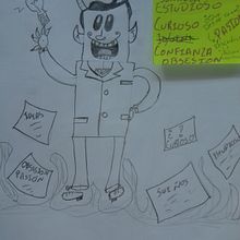 Mi Proyecto del curso: Introducción a la creación de personajes estilo cartoon. Traditional illustration, Character Design, and Drawing project by Donald Diomar - 09.07.2021