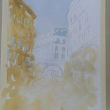 proyecto final . Traditional illustration, Sketching, Drawing, Watercolor Painting, Architectural Illustration, and Sketchbook project by Isa Cascales - 09.05.2021