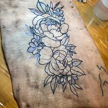 Curso de Tatuaje de puntillismo botanico . Design tatuaj de Carlos Roman - 09.05.2021