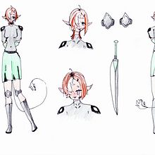 Il mio progetto del corso: Disegno di personaggi manga da zero. Pencil Drawing, and Manga project by gloriarusuleac - 09.02.2021