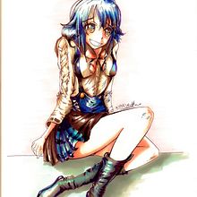 Mi Proyecto del curso: Coloreado con marcadores para dibujo manga . % Abraham Mar Medel tarafından hazırlanan Geleneksel illüstras, on, Çizgi roman, Renk Teorisi, Ve Manga projesi - 09.05.2021